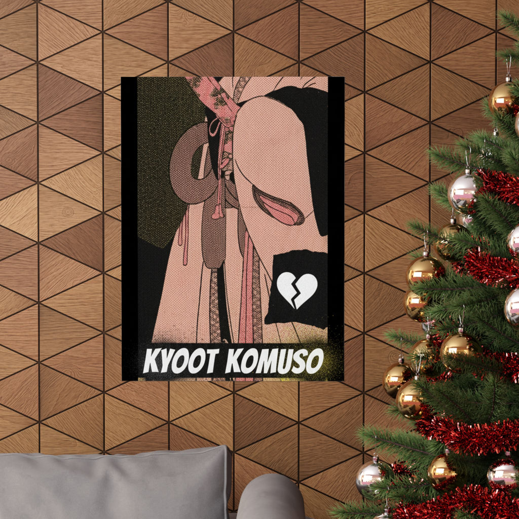 Streetwear Collage — A Girl As A Komuso — Matte Poster
