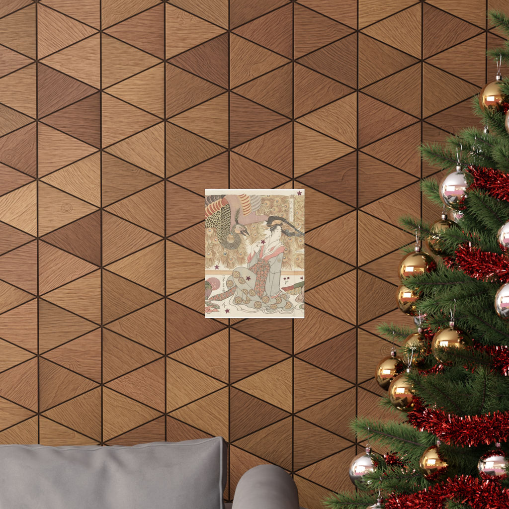 Botanical — Interior Of The House Called Ōgiya — Matte Poster