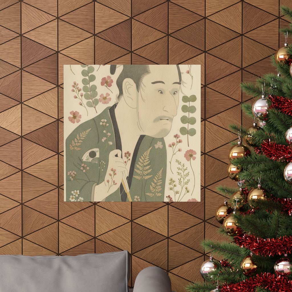 Botanical — The Actor Onoye Matsusuke As A Ronin — Matte Poster