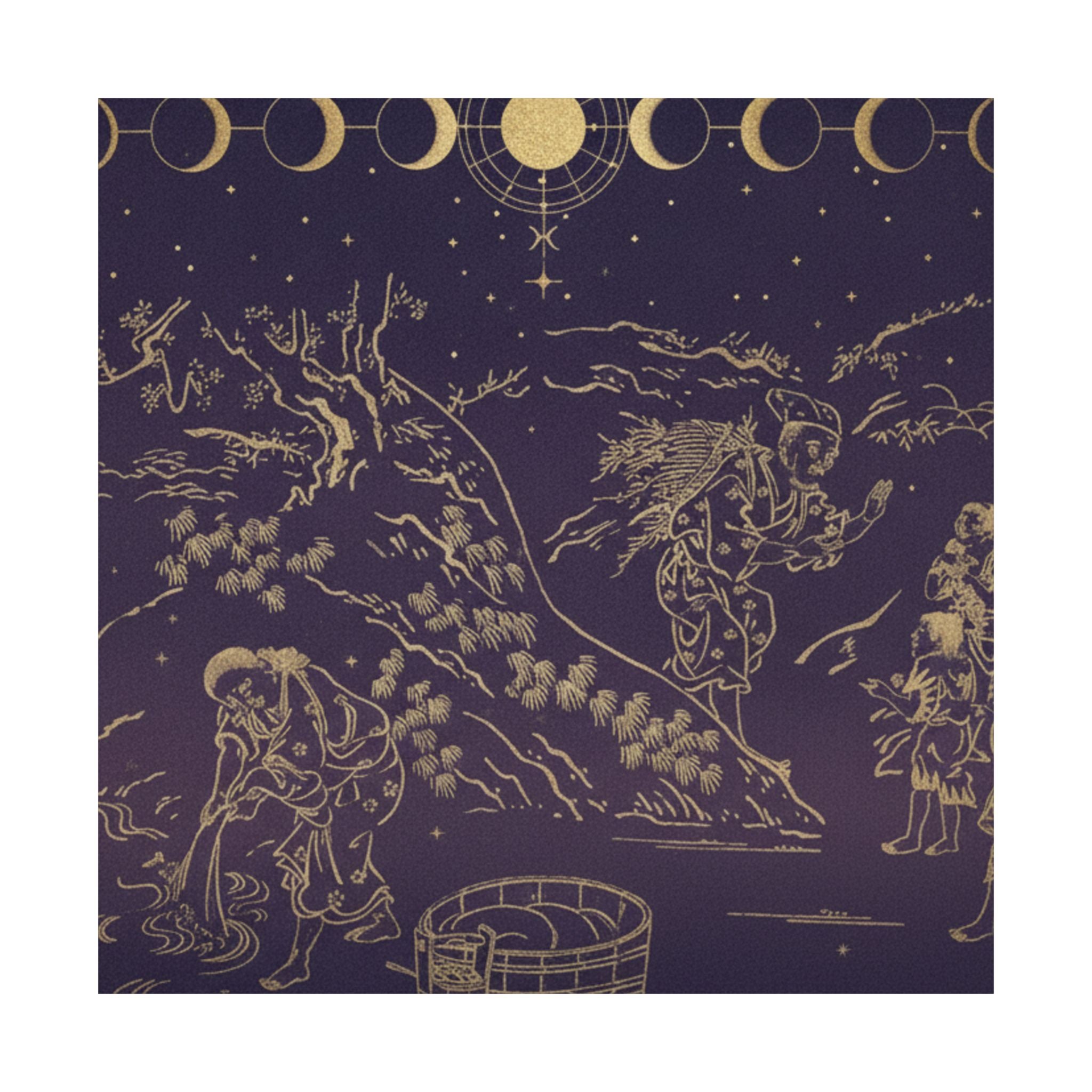Celestial — Fagot–Gatherer Finds Boy With Sparrow — Matte Poster