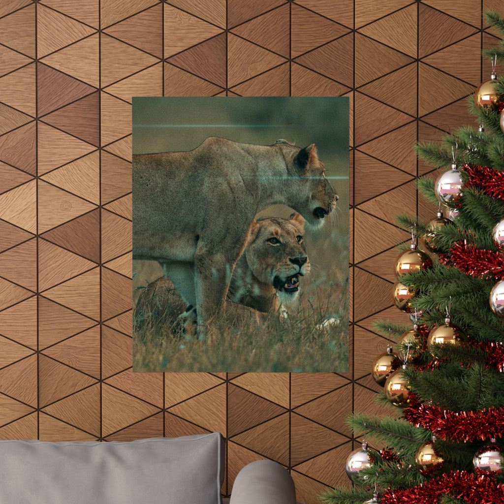 Cinematic — Lions — Matte Poster