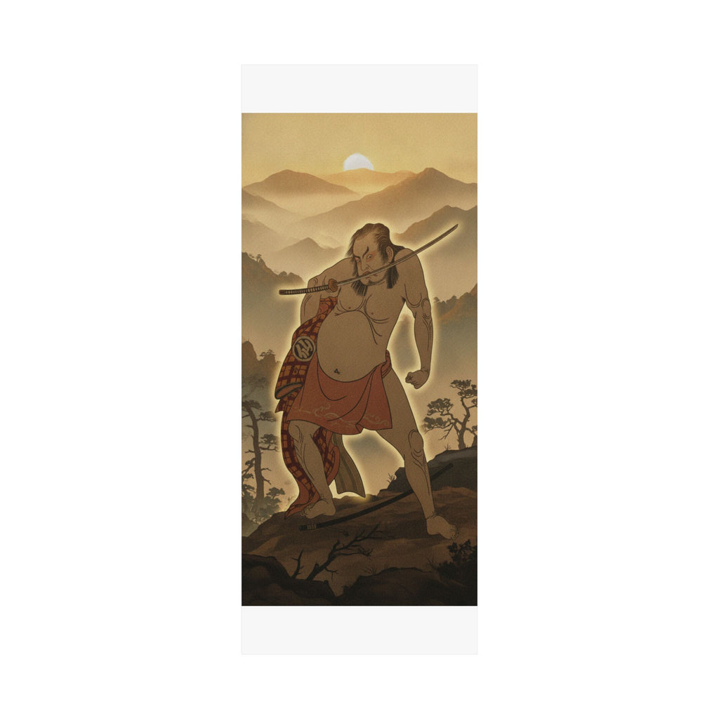 Scenic Nature — The Second Nakamura Sukegoro As A Man Entirely Nude Save For Loin Cloth — Matte Poster