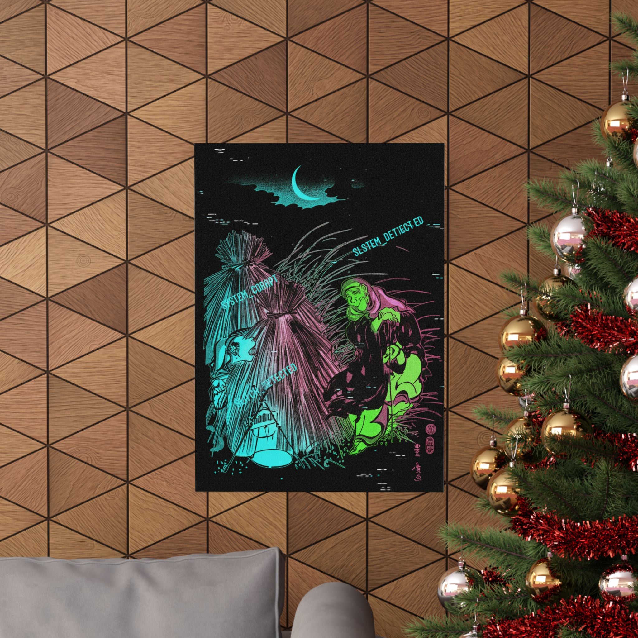 Glitch Culture — Trapping The Fox — Matte Poster