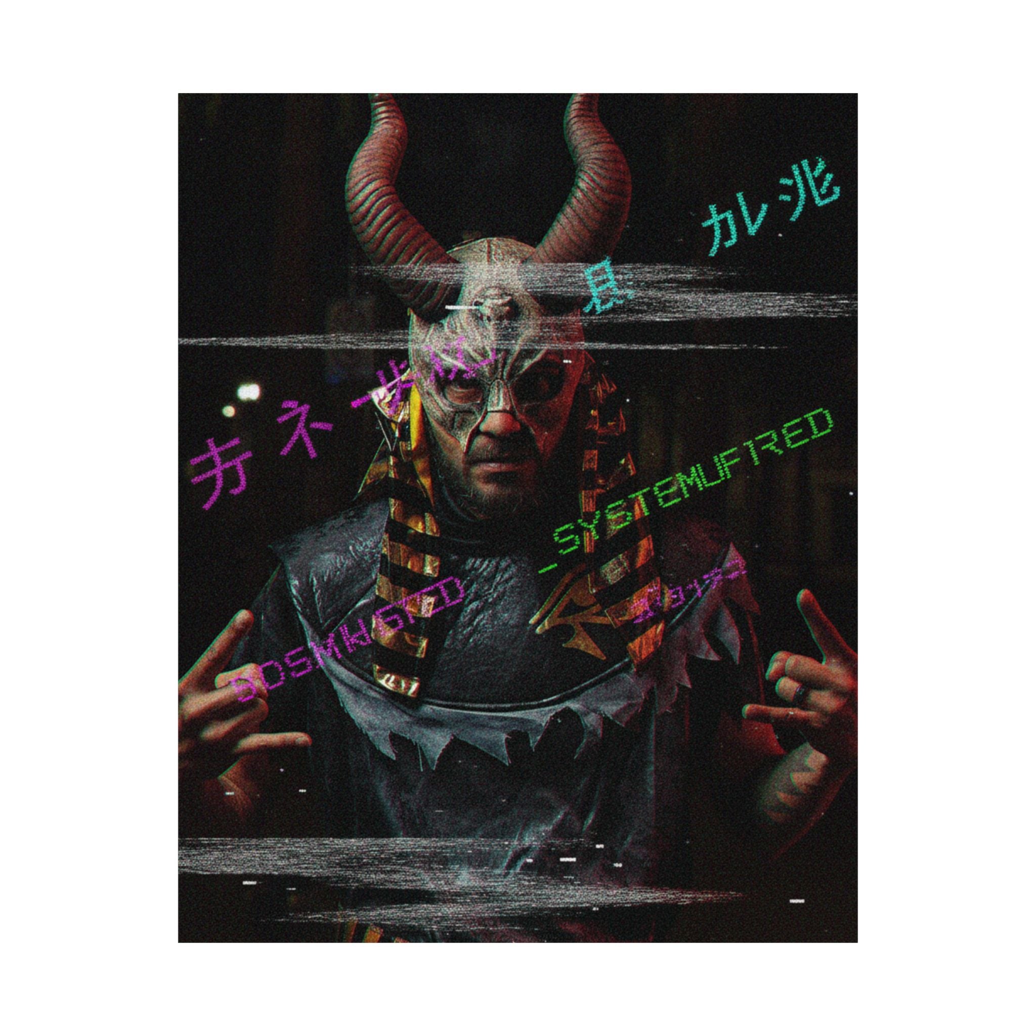 Glitch Culture — Person — Matte Poster