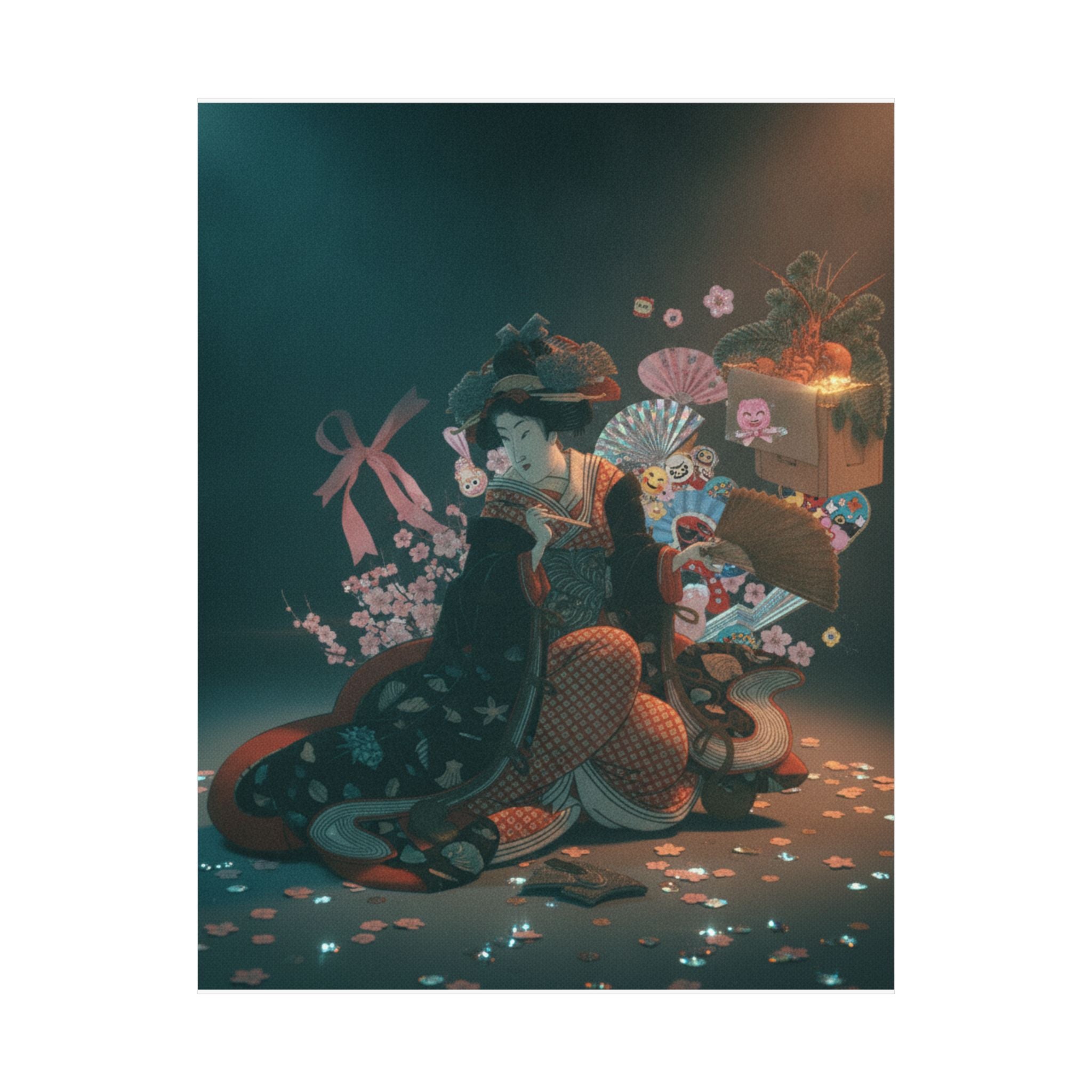 Cinematic — Courtesan And New Year Decoration — Matte Poster