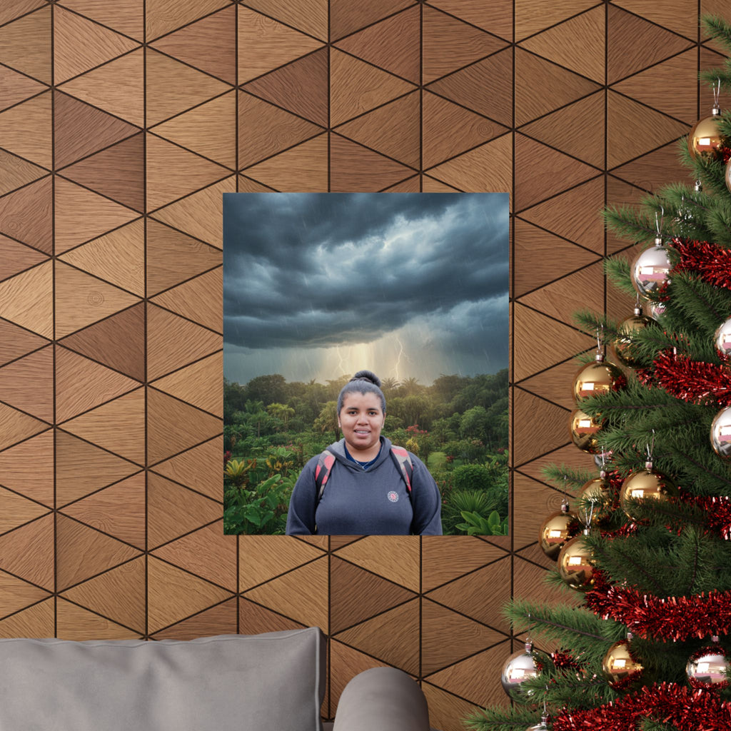 Dramatic Storm — Person — Matte Poster — Poster 2