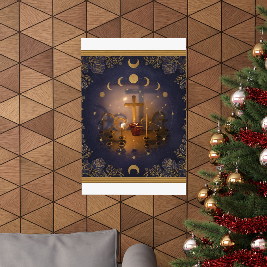 Celestial — Candle — Matte Poster