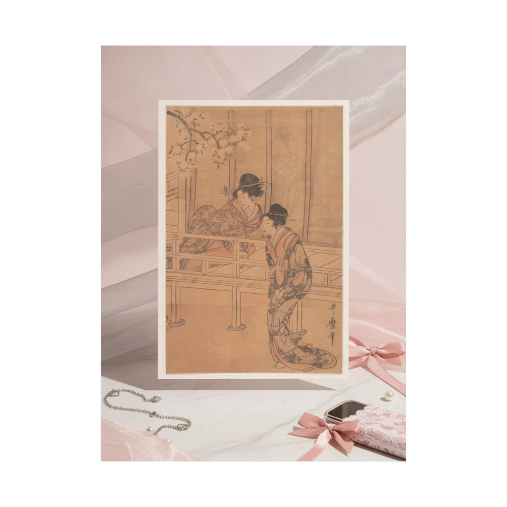 Product Marketing — The Lady Of Rokujo Being Visited By The Princess Aoi — Matte Poster