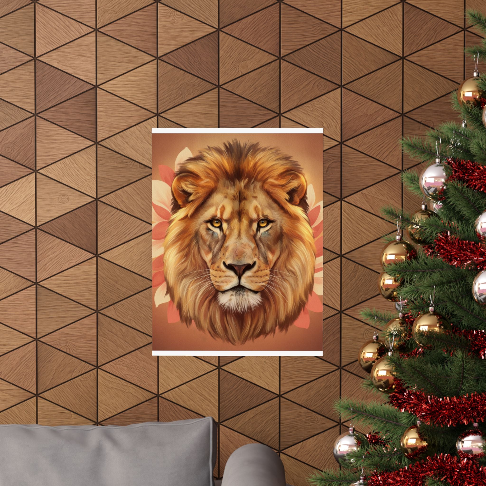 Southern Sunset — Lion — Matte Poster