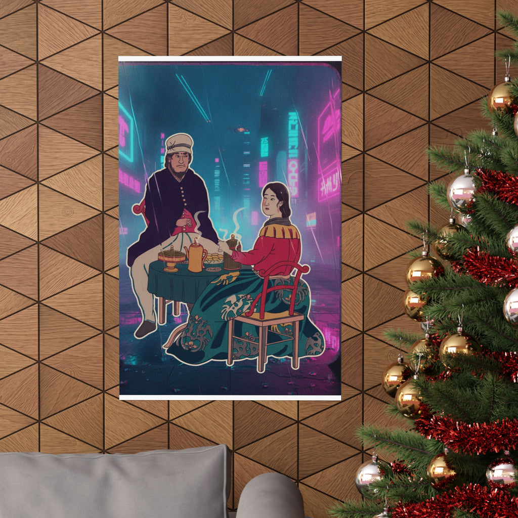 Neon Noir — Amerikajin — Matte Poster