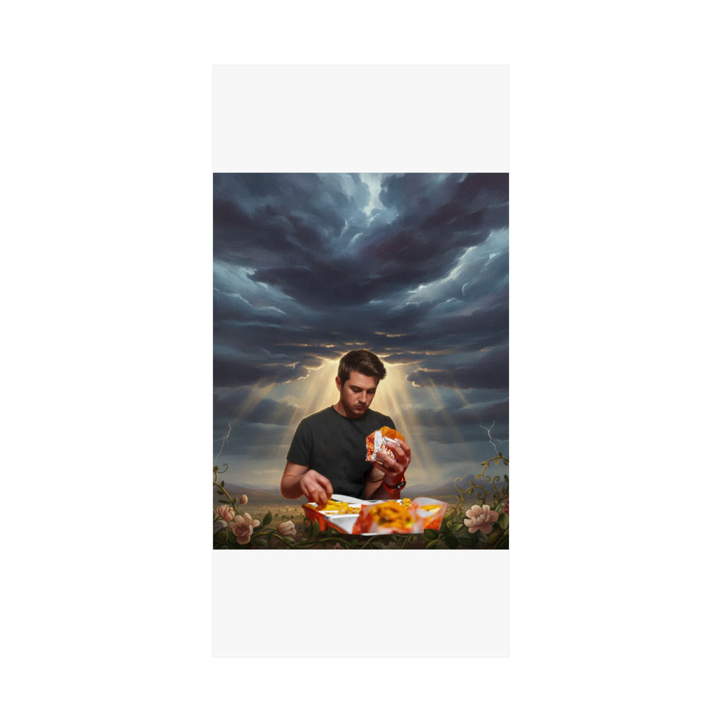 Dramatic Storm — Person — Matte Poster