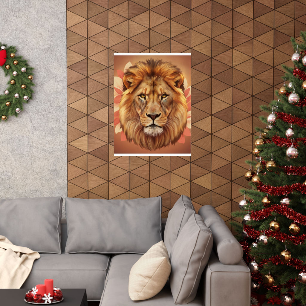 Southern Sunset — Lion — Matte Poster