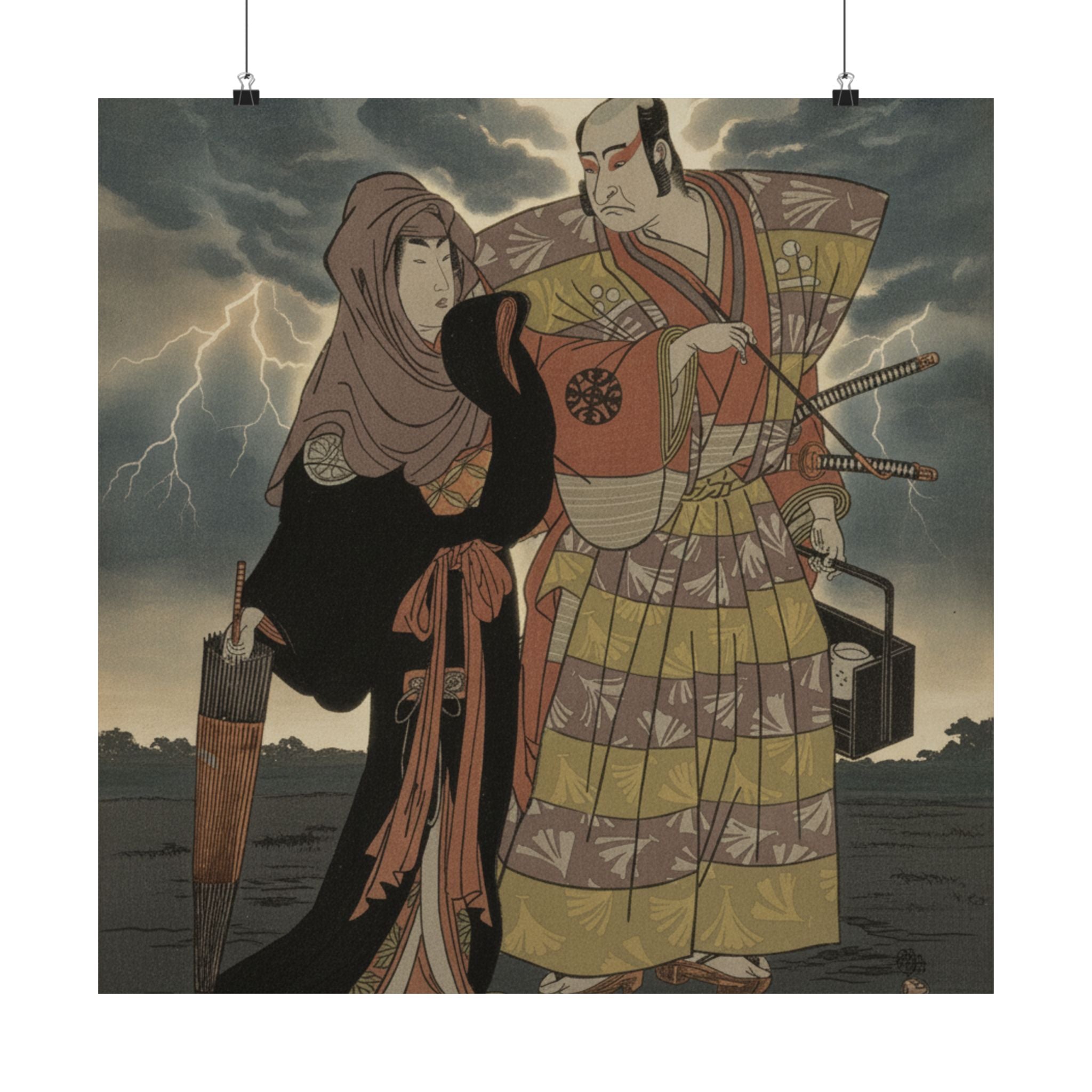 Dramatic Storm — Scene From A Drama — Matte Poster