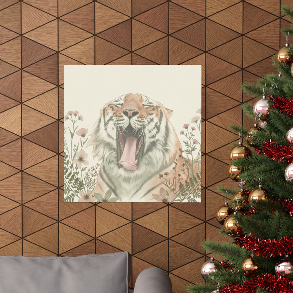 Botanical — Tiger — Matte Poster