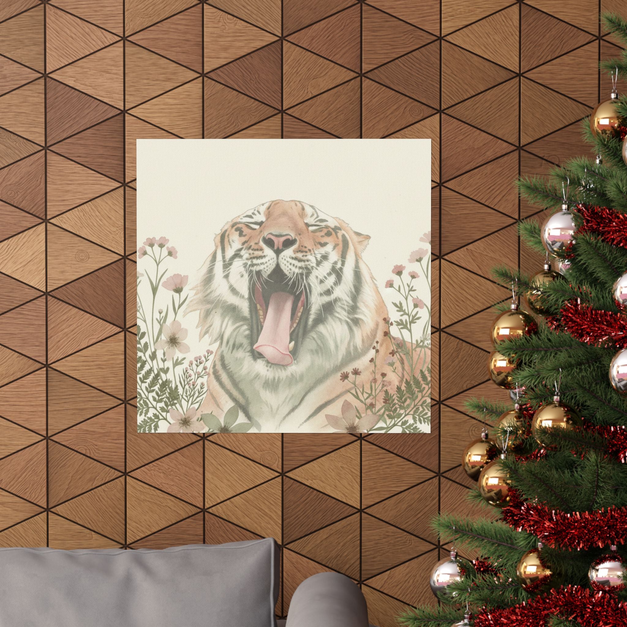 Botanical — Tiger — Matte Poster