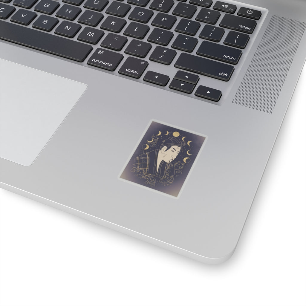 Celestial — The Actor Matsumoto Koshiro As Banzuin Chobei — Kiss-Cut Sticker