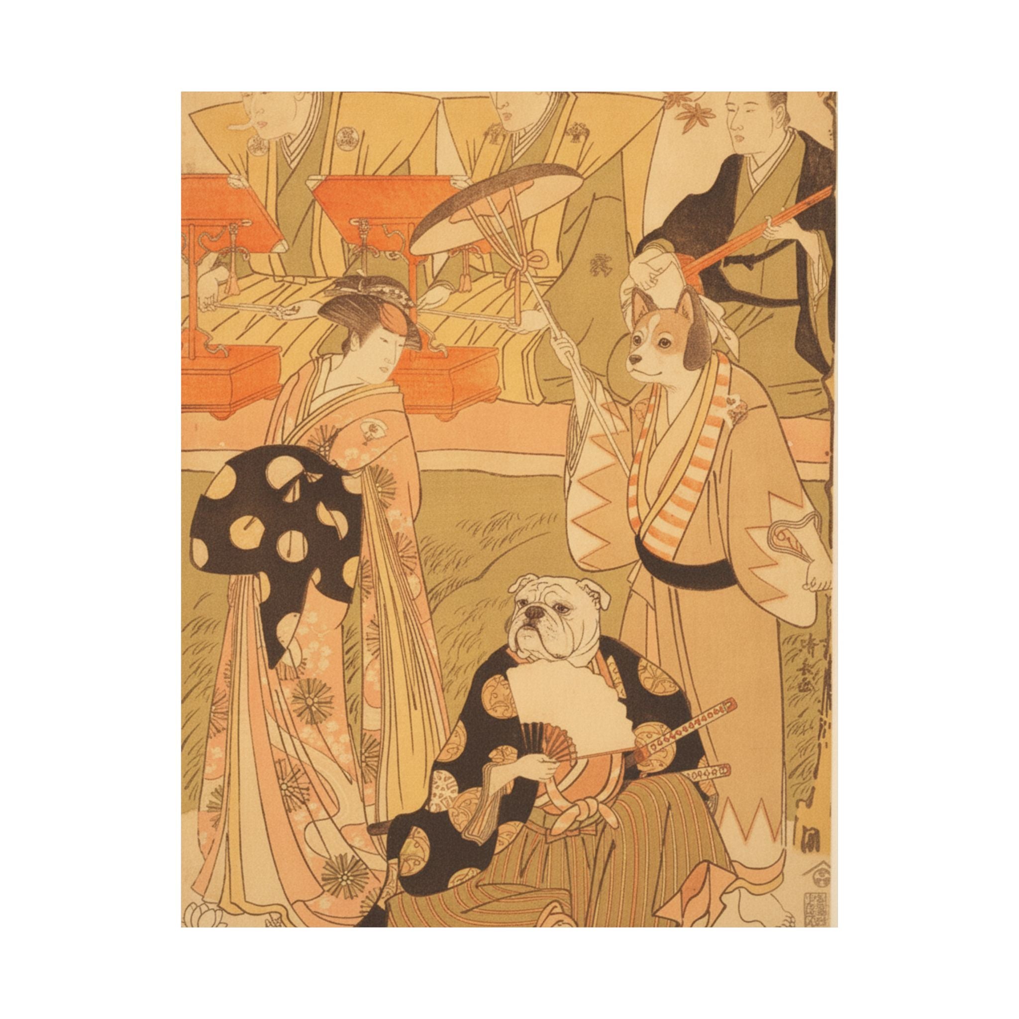 Southern Sunset — Theatrical Scene, With Musicians — Matte Poster
