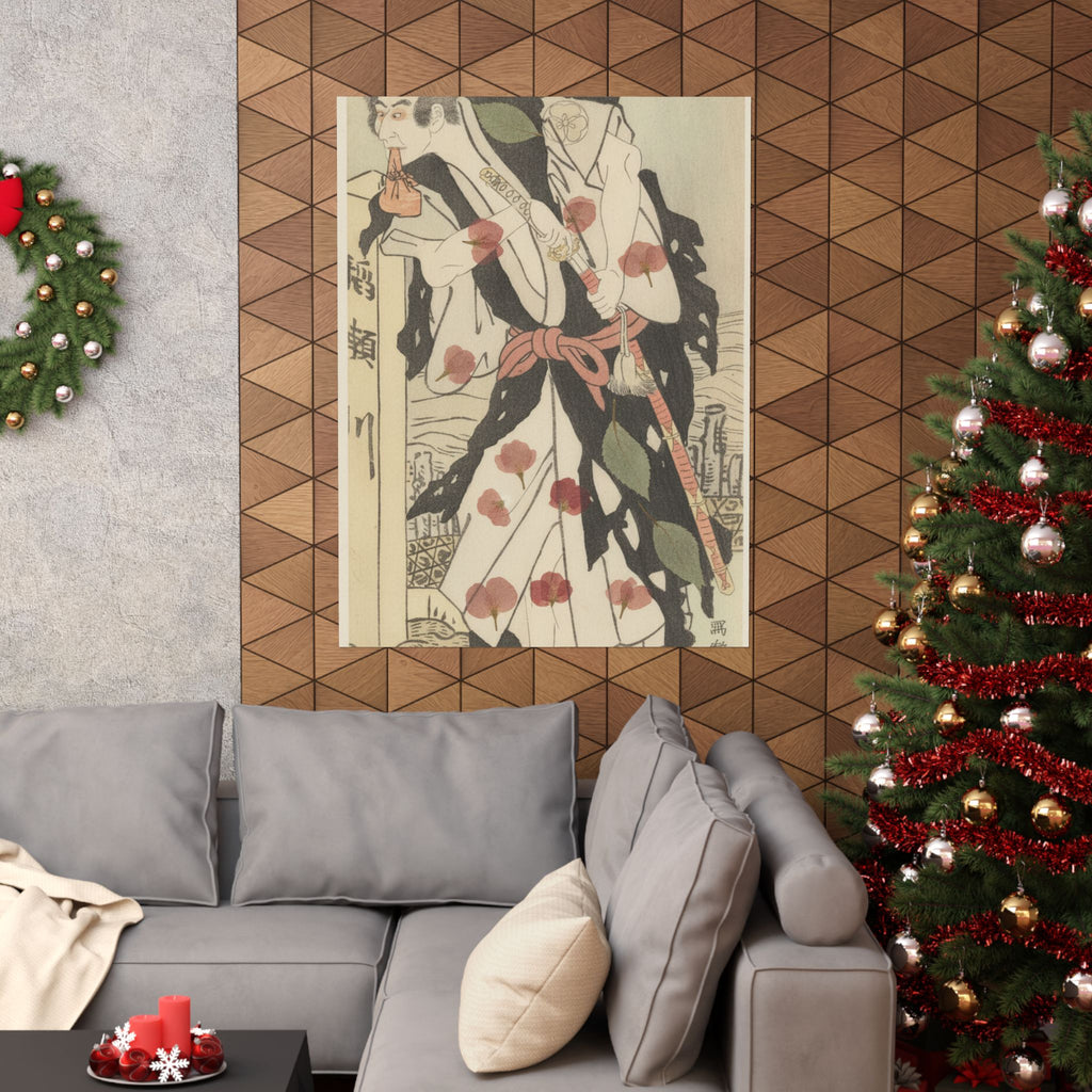 Botanical — Morita Kanya Viii As Kawachi Kanja, Disguised As Genkaibo — Matte Poster