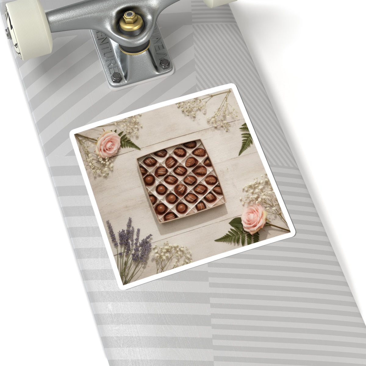 Product Marketing — Chocolate — Kiss-Cut Sticker