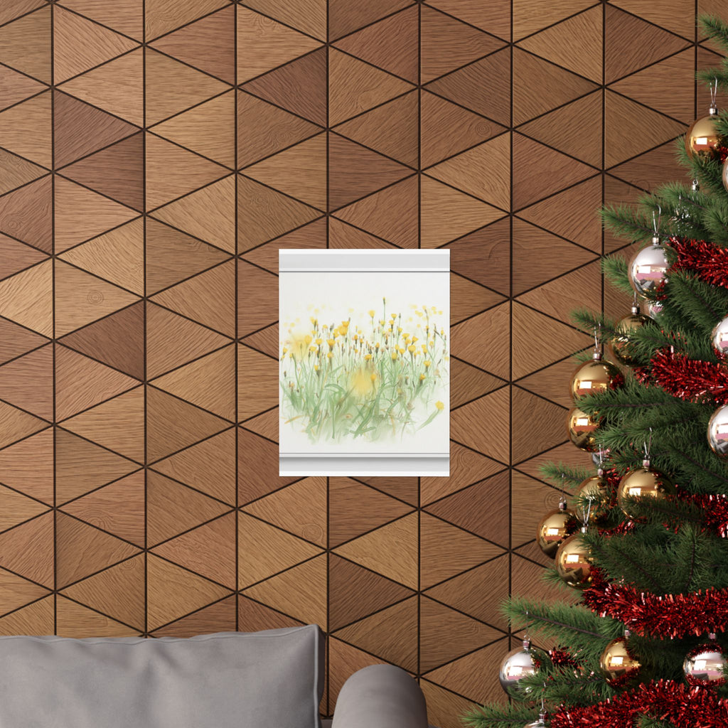Watercolor — Flower — Matte Poster