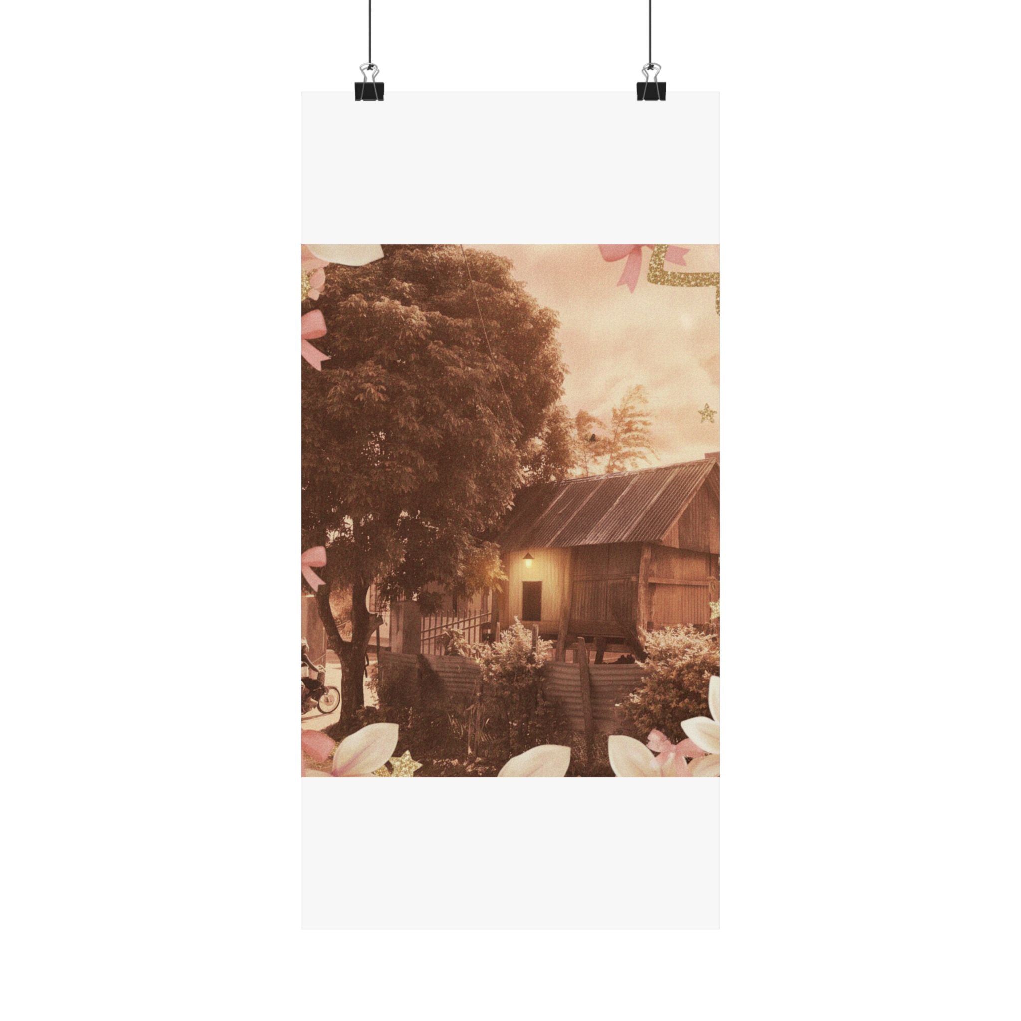 Southern Sunset — House — Matte Poster