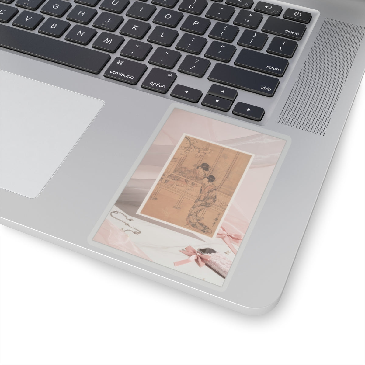 Product Marketing — The Lady Of Rokujo Being Visited By The Princess Aoi — Kiss-Cut Sticker