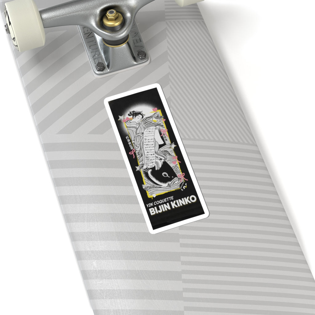 Streetwear Collage — The Bijin Kinko — Kiss-Cut Sticker