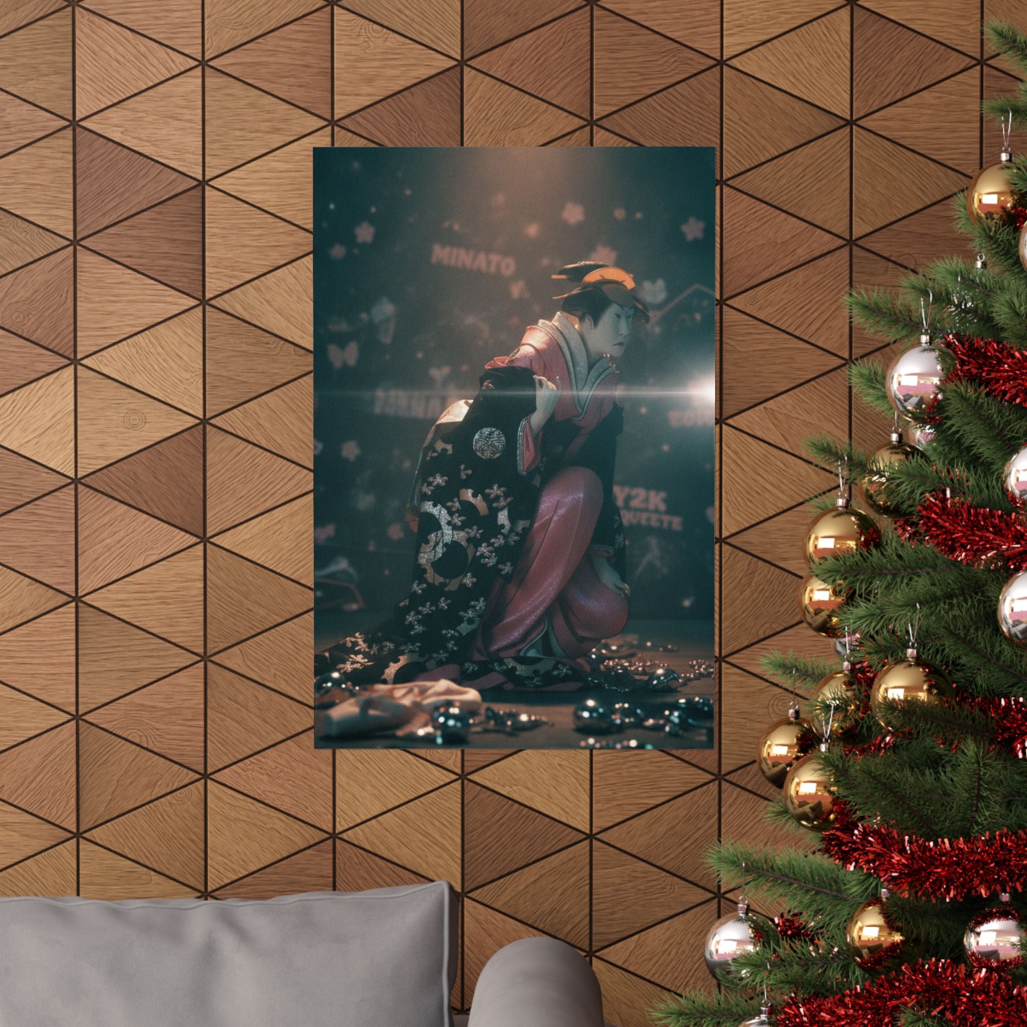 Cinematic — Actor Nakamura Kumetaro Ii As Minato, The Wife Of Yura Hyogonosuke — Matte Poster