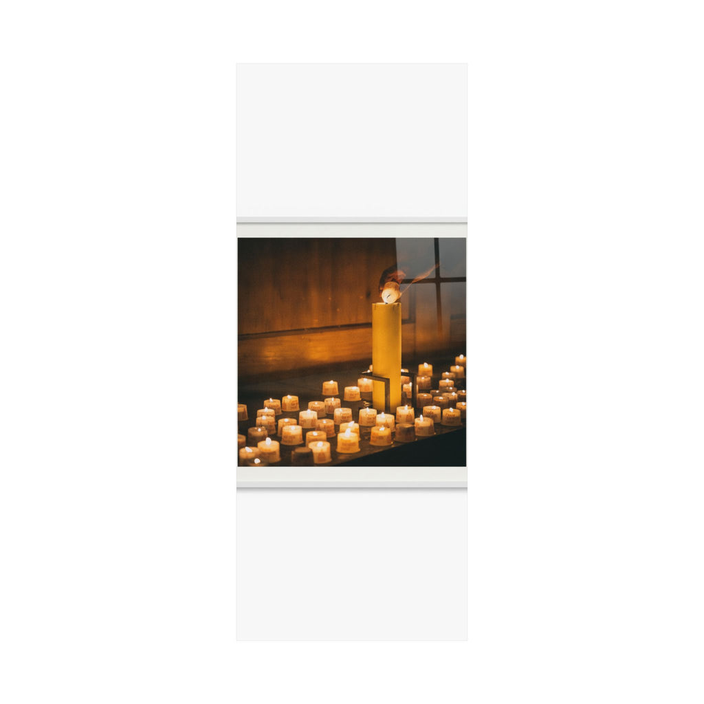 Watercolor — Candle — Matte Poster
