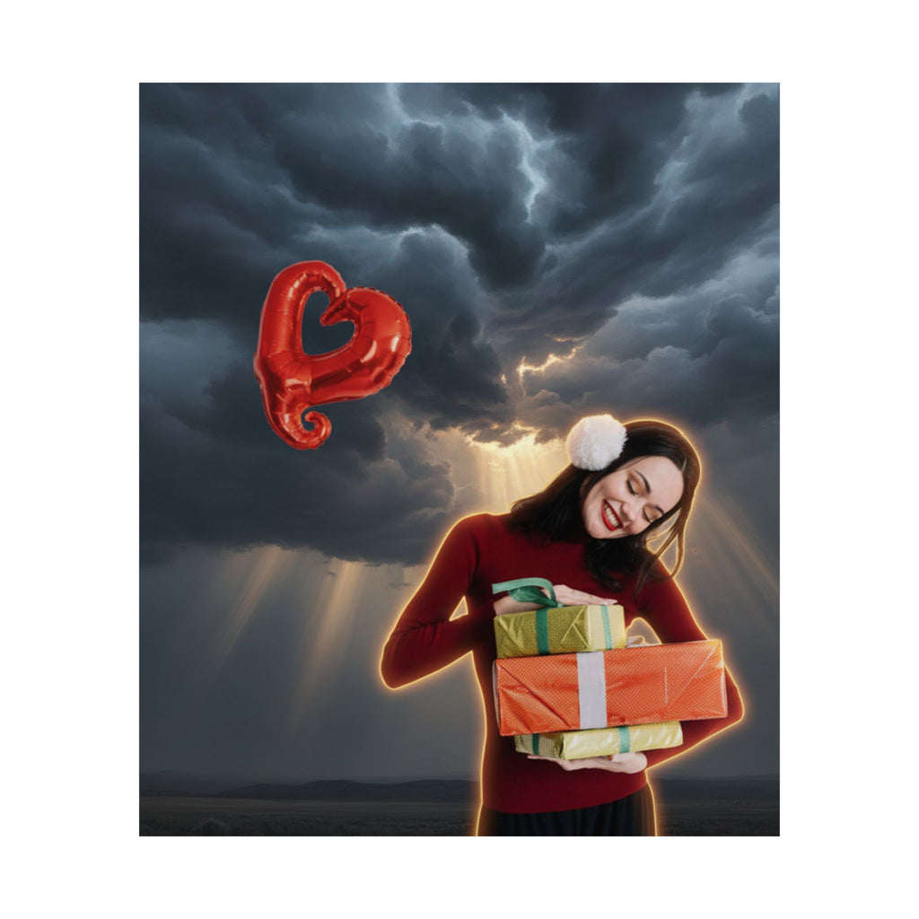 Dramatic Storm — Person — Matte Poster