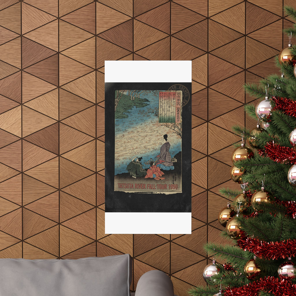 Vintage Bootleg — Poet With Two Pages On The Banks Of The Tatsuta — Matte Poster