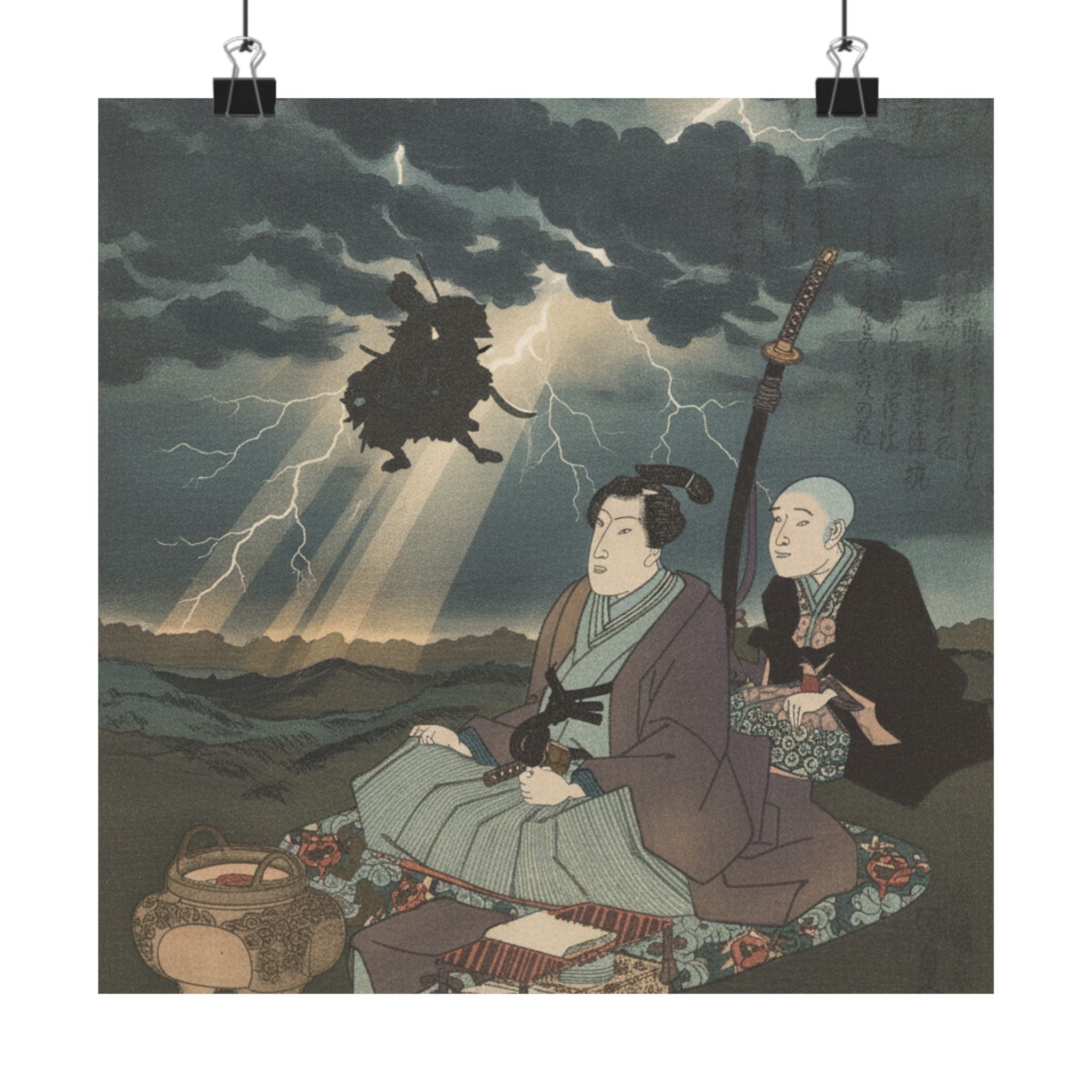 Dramatic Storm art print — product view 11