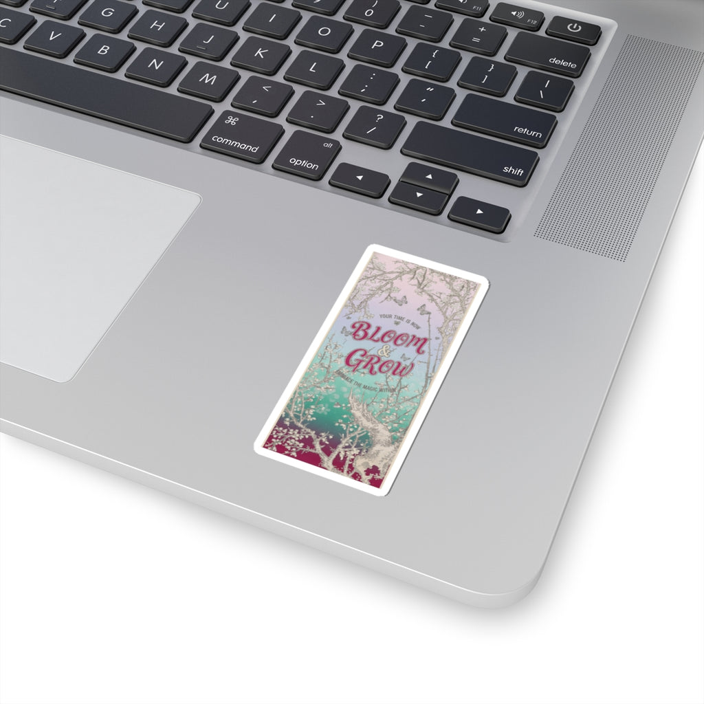 Affirmation — Plum Tree In Blossom — Kiss-Cut Sticker