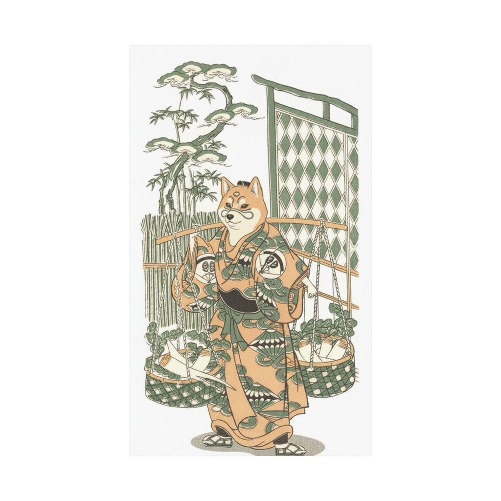 Ecommerce Main — Kabuki Actor Onoe Kikugorō I In The Belle Of Asakusa Temple (Keisei Asakusa No K — Matte Poster