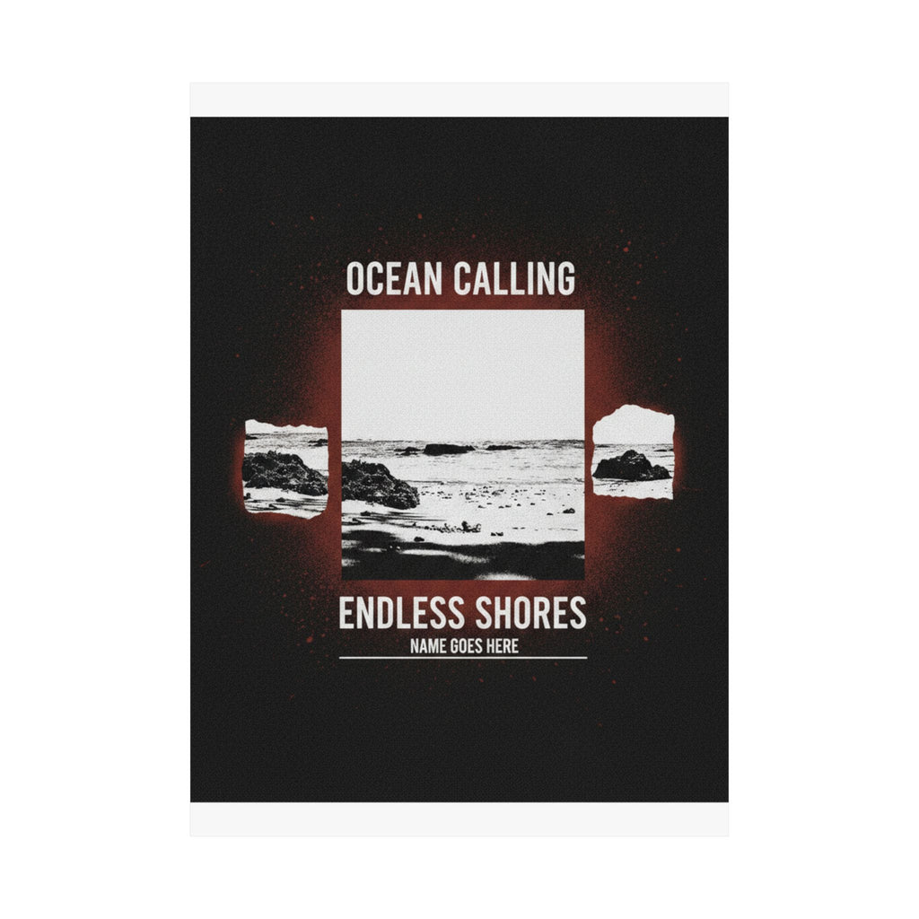 Streetwear Collage — Beach — Matte Poster