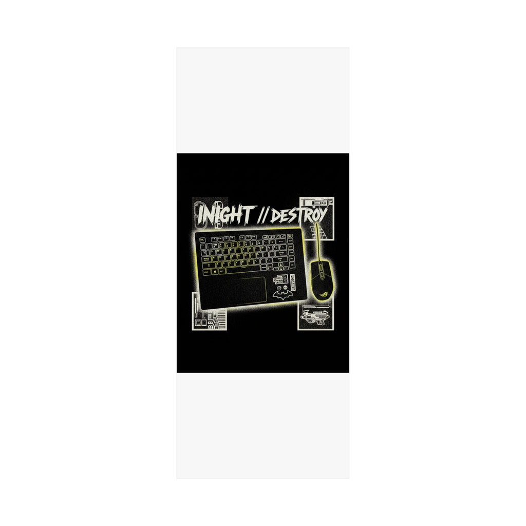Streetwear Collage — Keyboard — Matte Poster