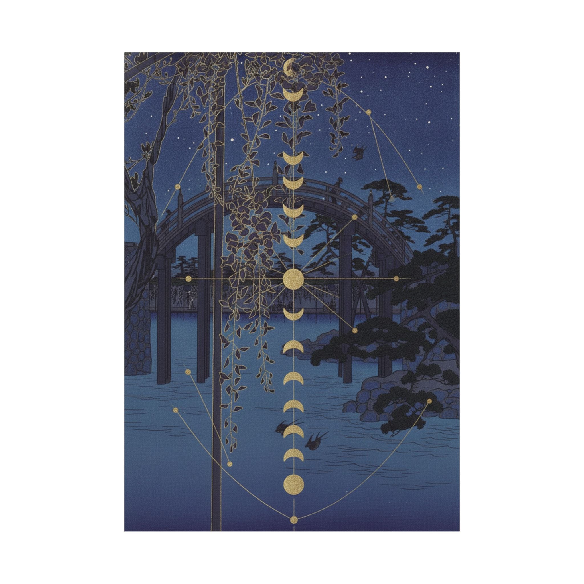 Celestial — In The Kameido Tenjin Shrine Compound — Matte Poster