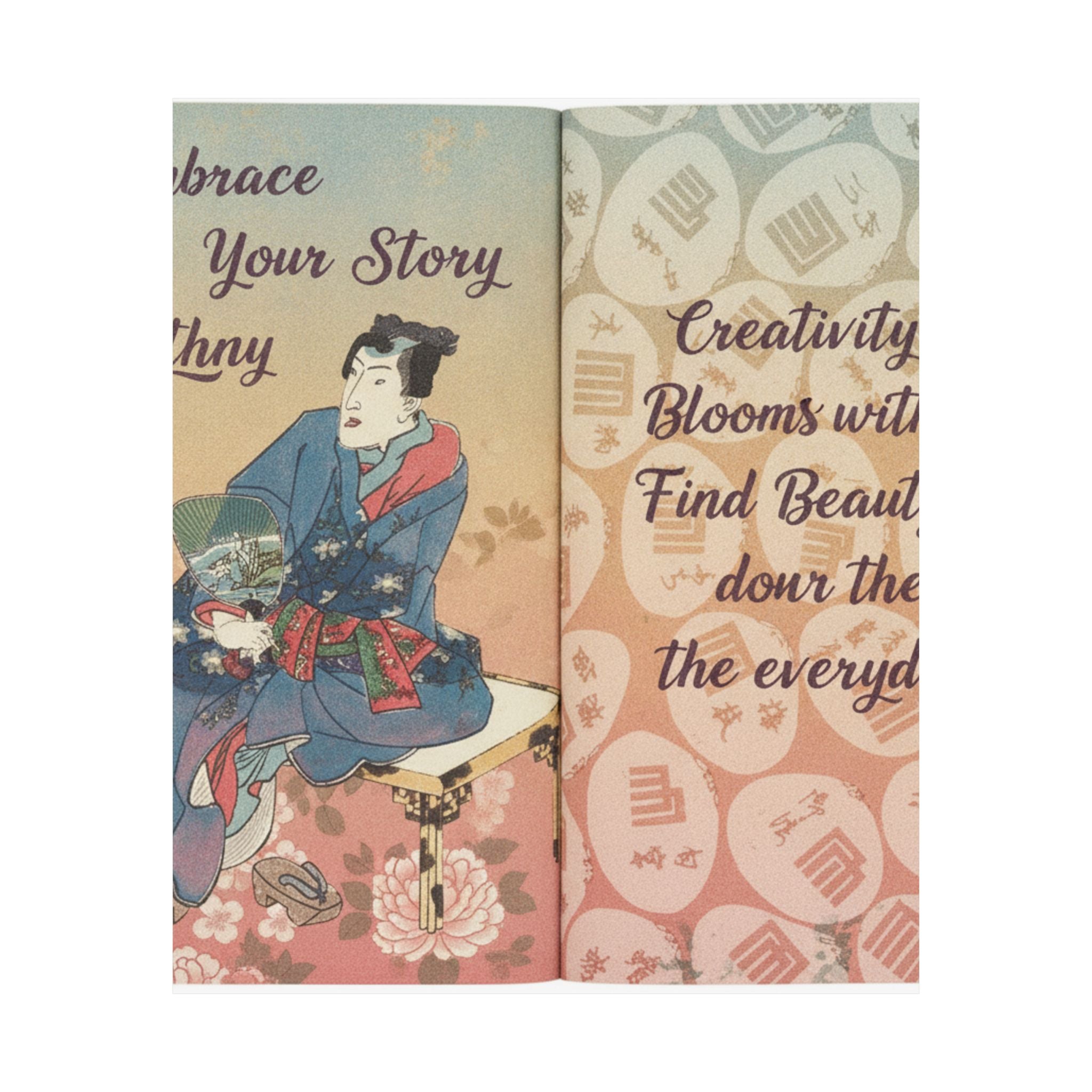 Affirmation — A Fraudulent Murasaki’S Rustic Genji  By Ryūtei Tanehiko — Matte Poster