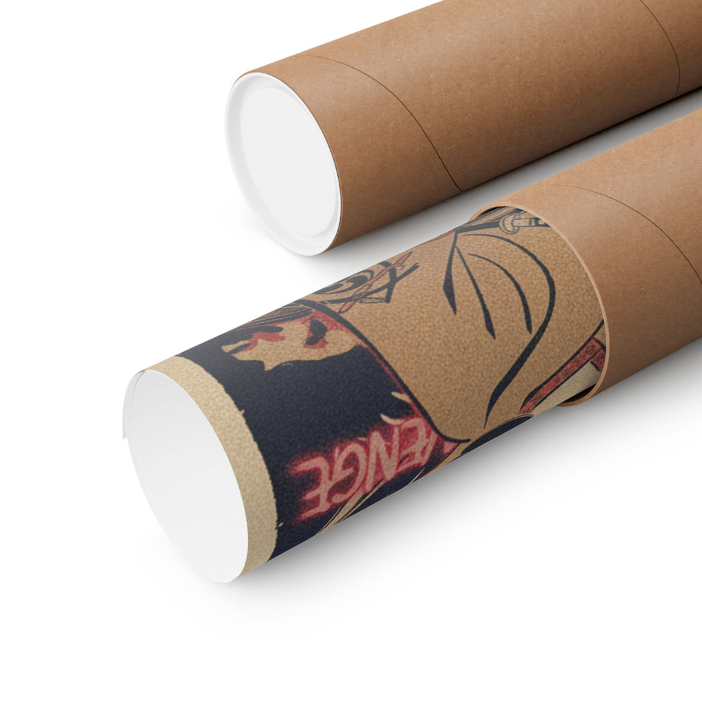 Japanese Street — The Actor Yoshizawa Ayame As A Samurai — Matte Poster