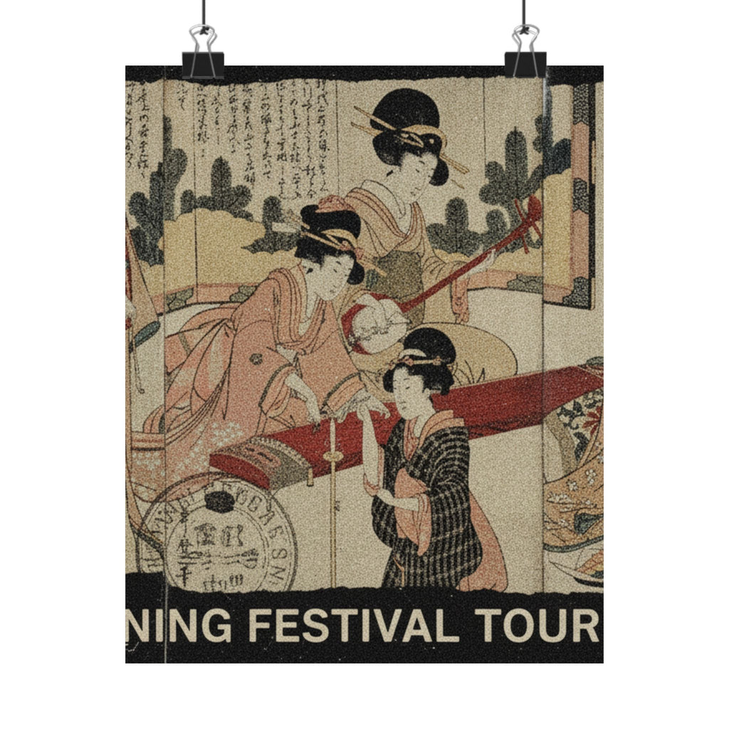 Vintage Bootleg — A Merry Evening Party — Matte Poster