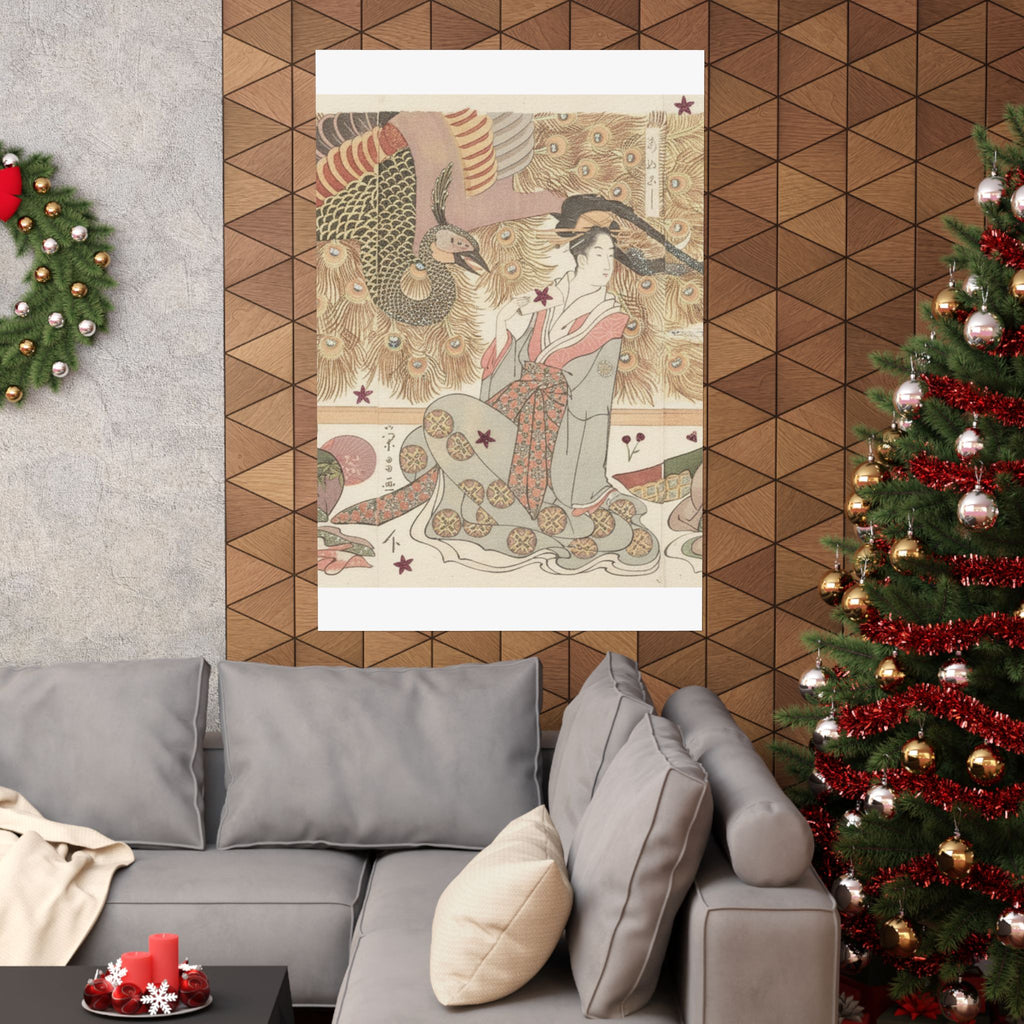 Botanical — Interior Of The House Called Ōgiya — Matte Poster