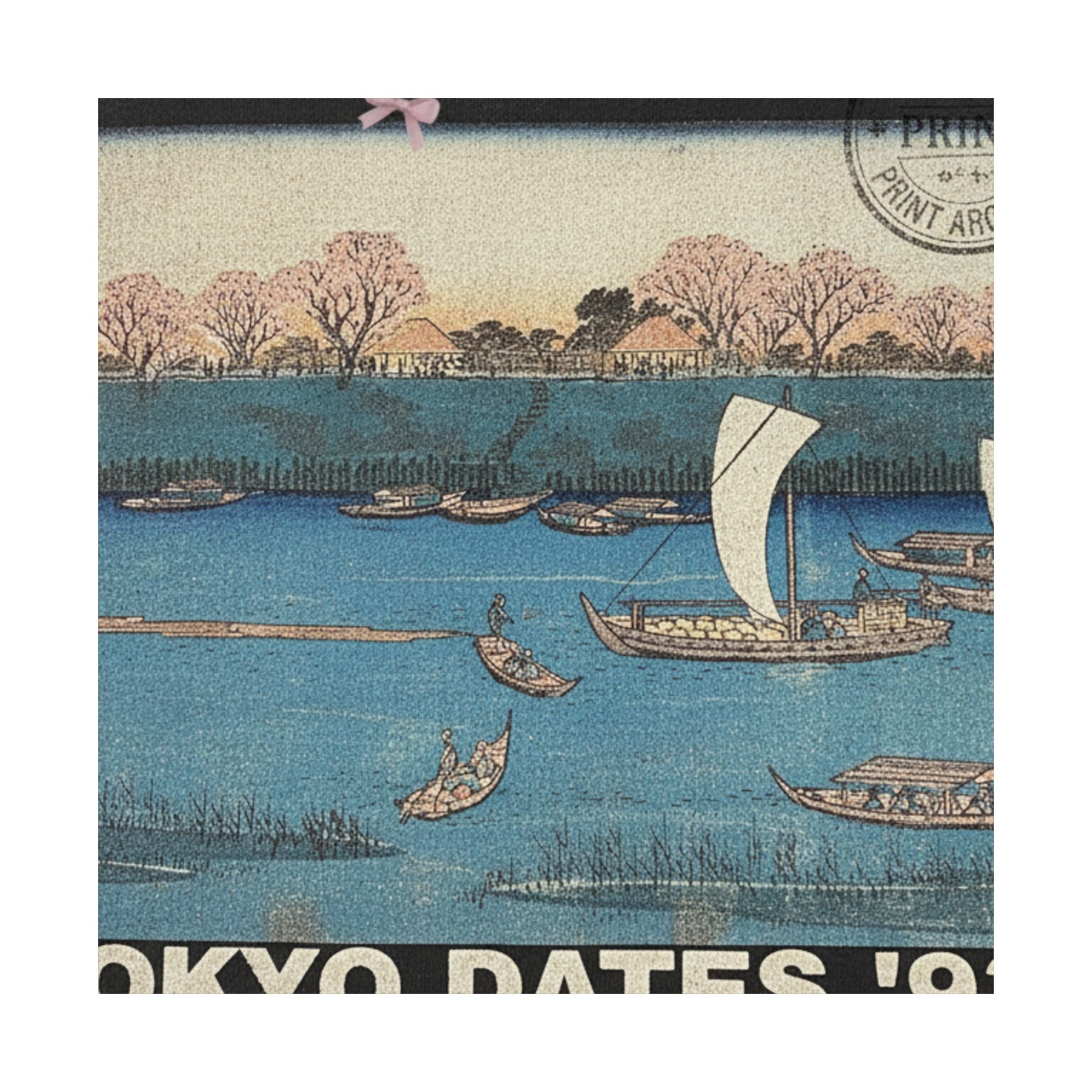 Vintage Bootleg — Sumidagawa Mimeguri Hana Zakari No Kei — Matte Poster