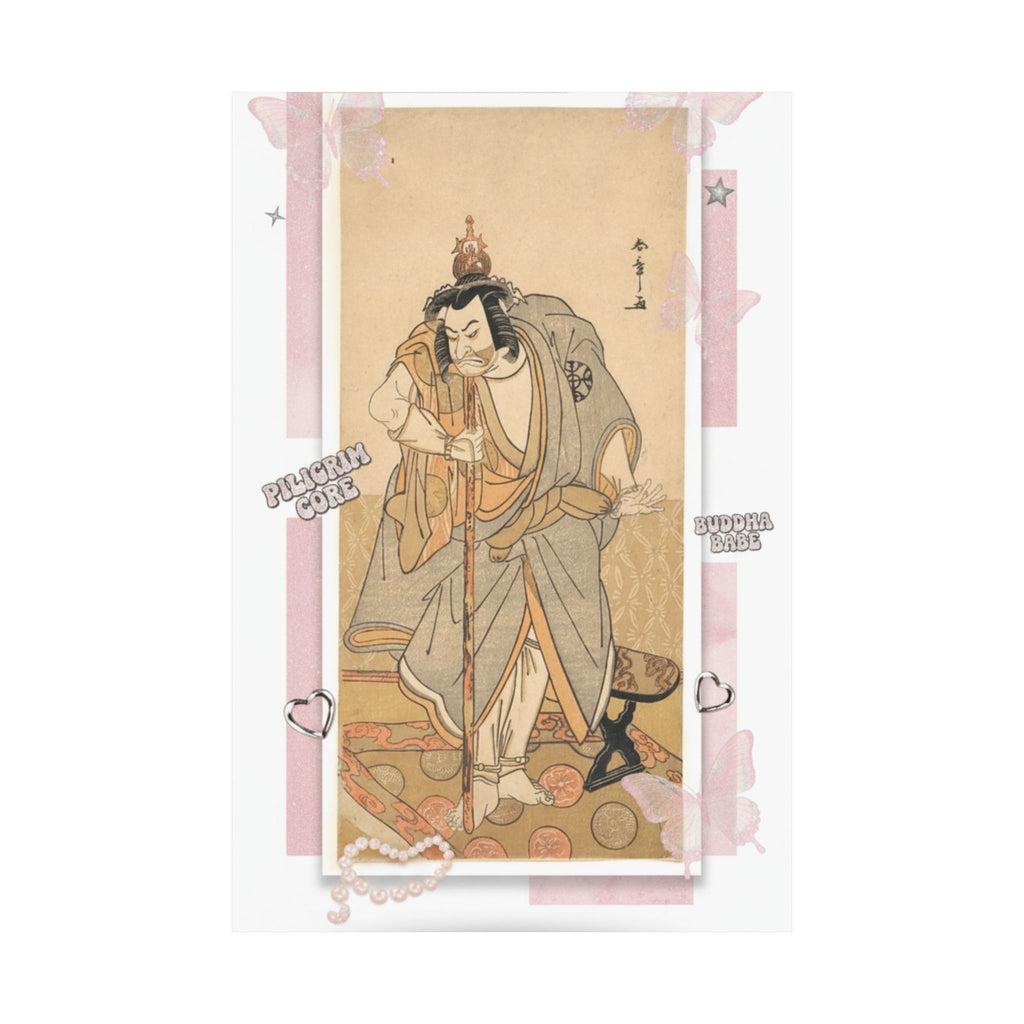 Ecommerce Main — The Actor Nakamura Nakazo As A Rokuju-Rokubu (Pilgrim To Buddhist Temple) — Matte Poster
