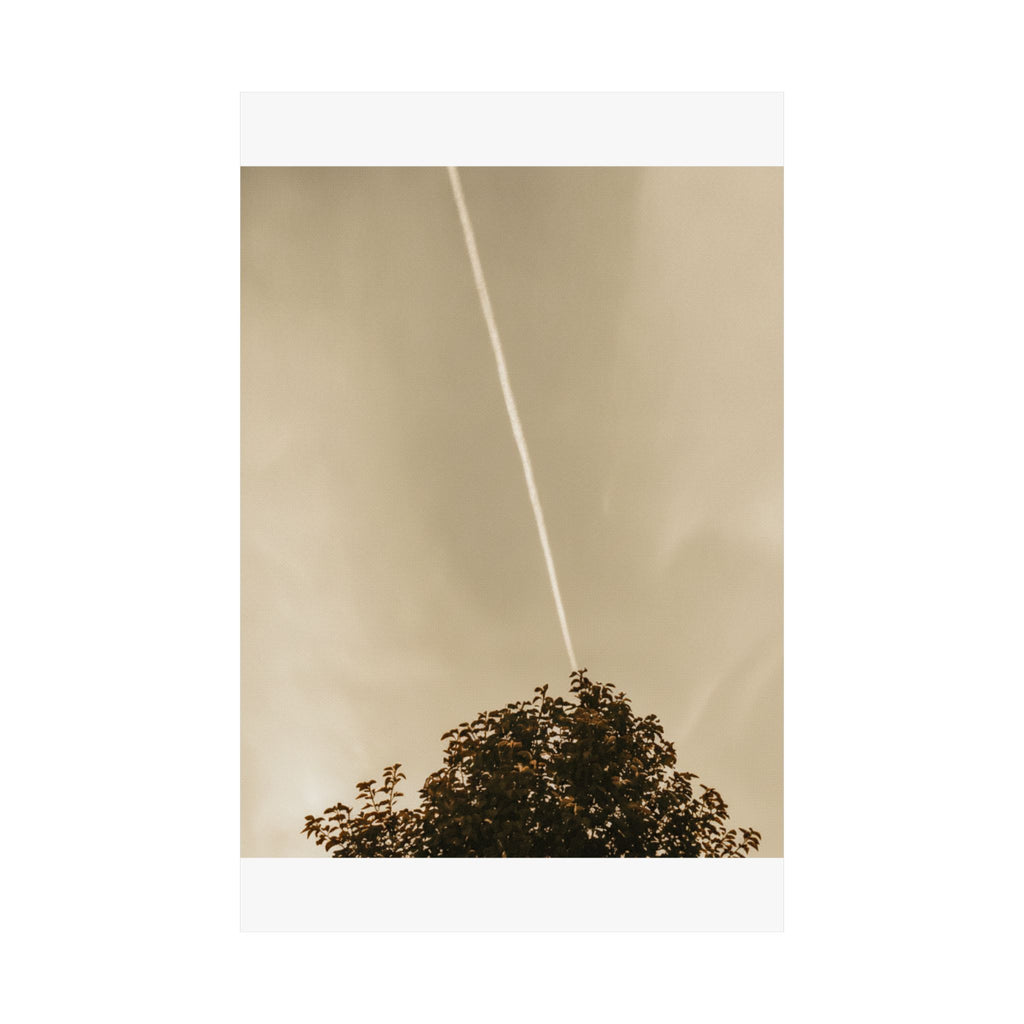 Scenic Nature — Contrail — Matte Poster