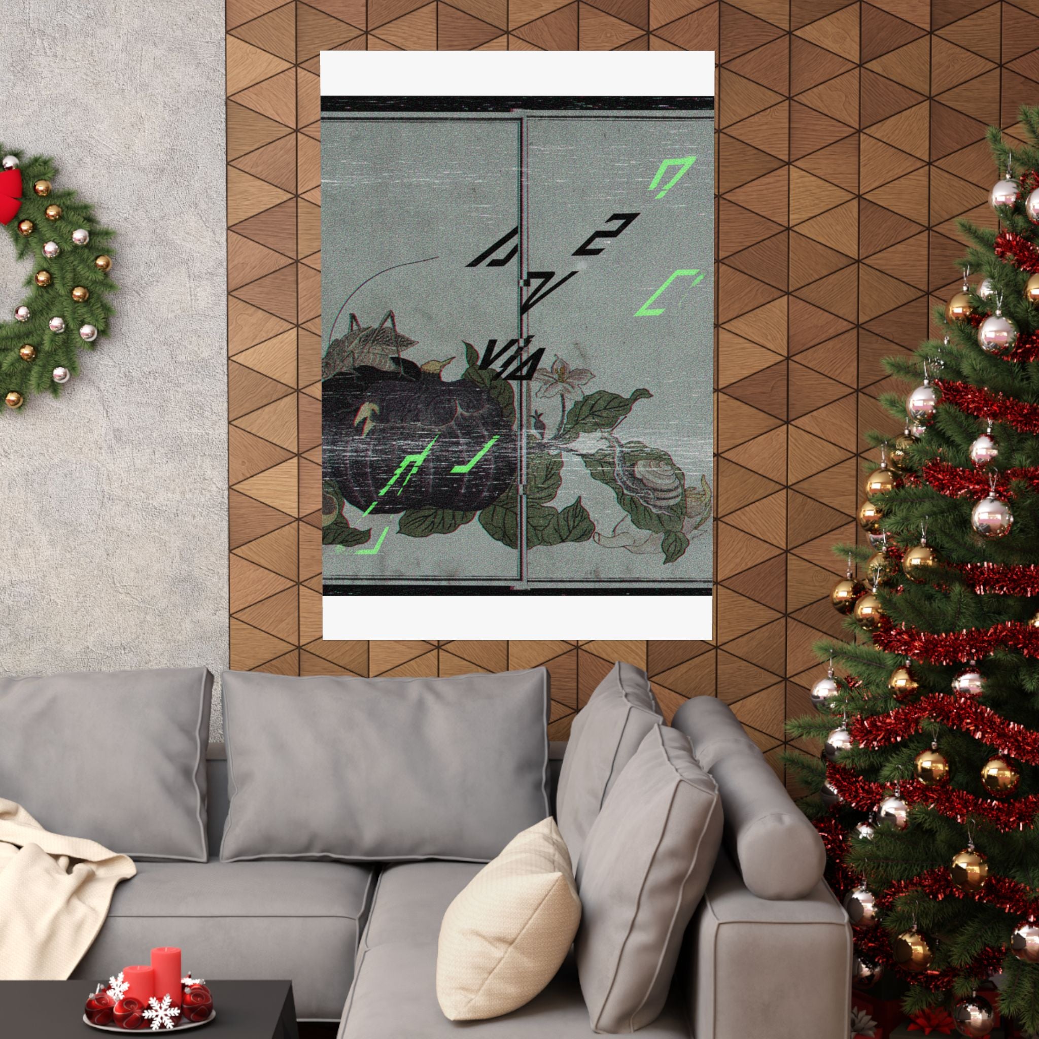 Glitch Culture — Land Snail (Katatsumuri); Giant Katydid (Kutsuwamushi), From The Picture Book Of — Matte Poster