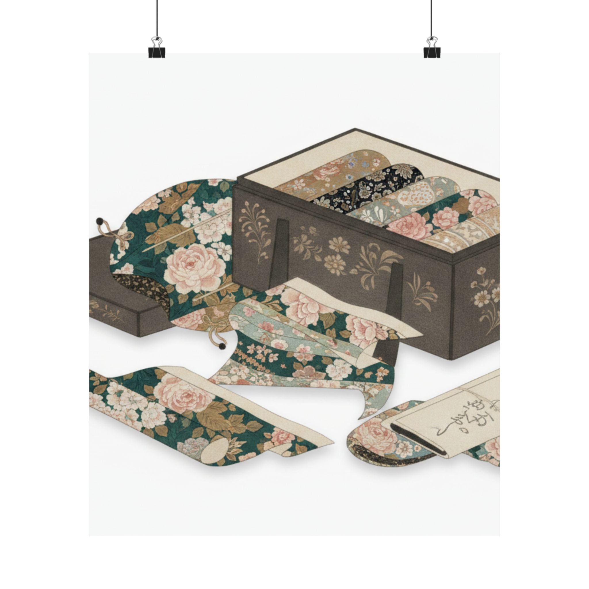 Ecommerce Main — Box With Draperies — Matte Poster