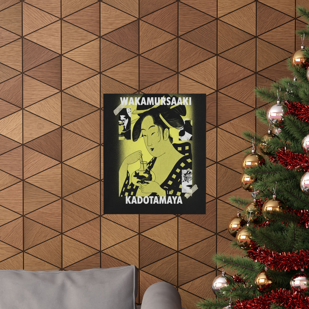 Streetwear Collage — Wakamurasaki Of The Kadotamaya — Matte Poster