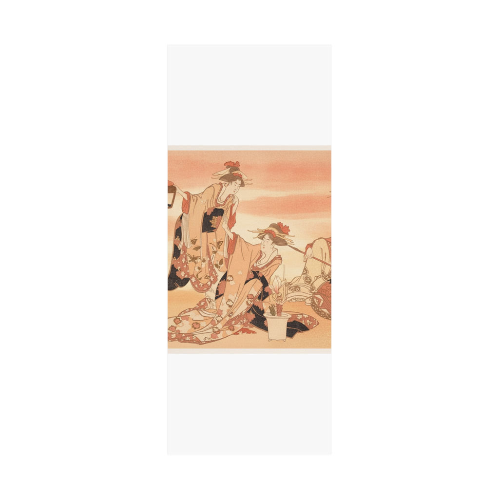 Southern Sunset — Three Young Ladies Visiting Together — Matte Poster