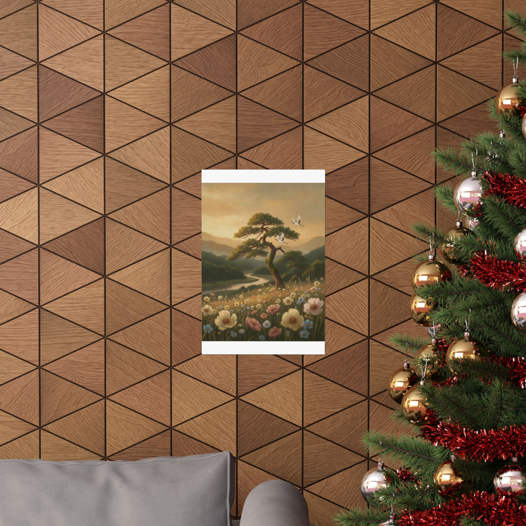 Scenic Nature — Picture Book Of Amusements Of The Eastern Capital (Ehon Azuma Asobi) — Matte Poster