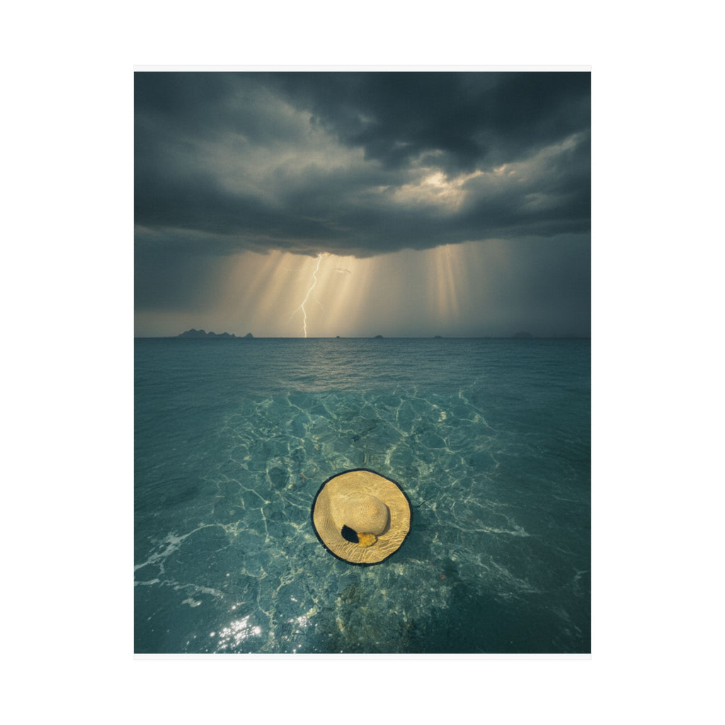 Dramatic Storm — Hat — Matte Poster